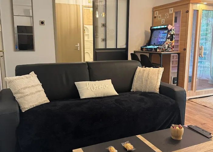 Appartement T2, Balneo, Sauna, Lit Rond, Jeux Arcades, Parking *